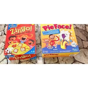2 KIDS GAMES-ZINGO & PIE IN FACE